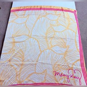 Mary Kay Yellow and Pink Scarf Elegant Accessories
